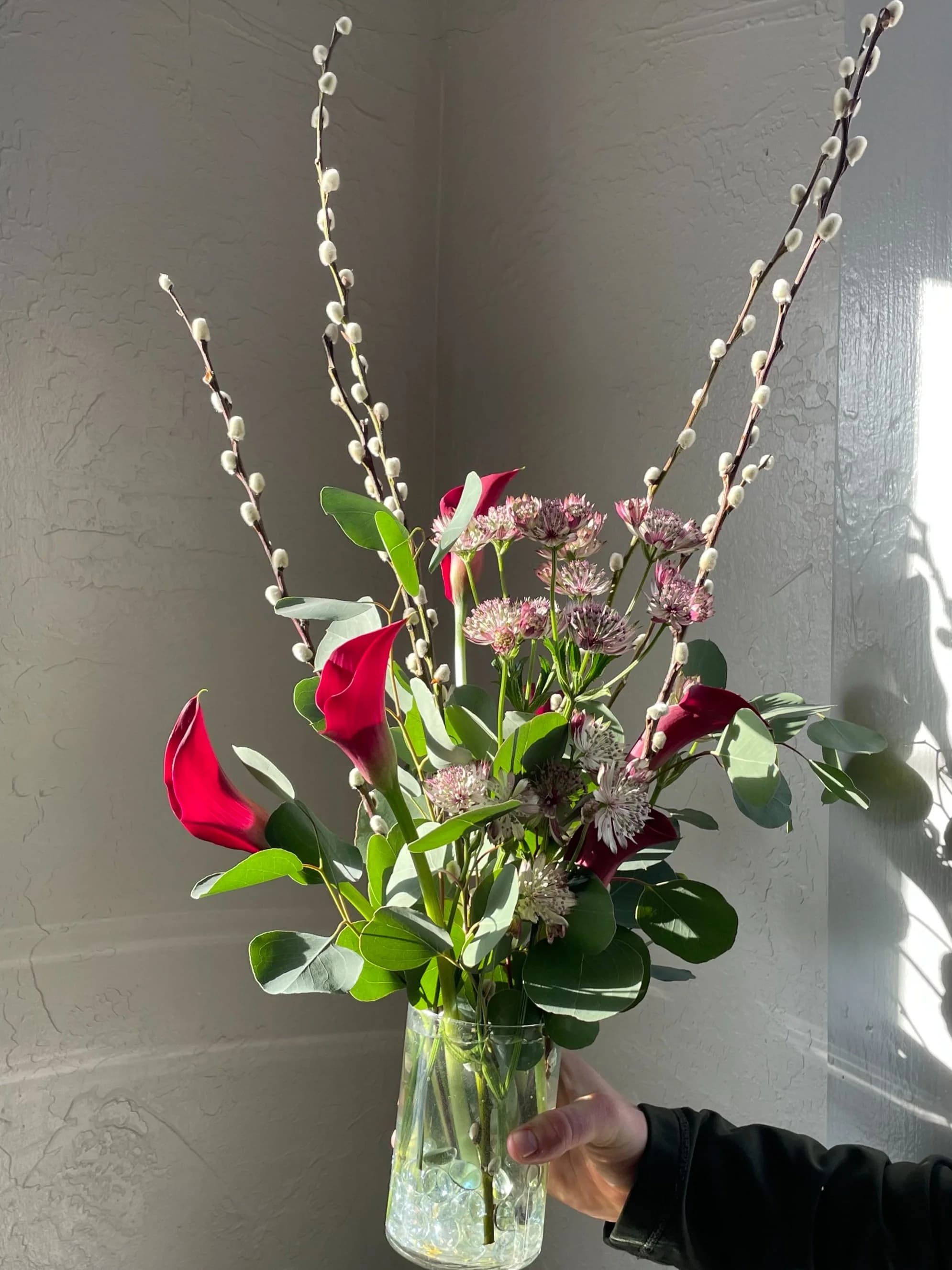 Beautiful bouquet in natural sunlight